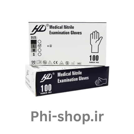 دستکش نیتریل مشکی